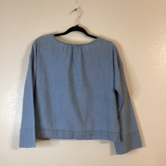 Madewell Size Small Convertible Cold Shoulder  Top - Picture 2 of 10